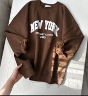 سويت شيرت نيويورك كاجوال بطباعة عصرية - Image 6