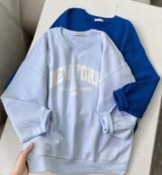 سويت شيرت نيويورك كاجوال بطباعة عصرية - Image 3