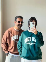 سويت شيرت نيويورك كاجوال بطباعة عصرية