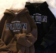 هودي "Flown" قطن أوفر سايز بجيوب أمامية - Image 3