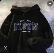 هودي "Flown" قطن أوفر سايز بجيوب أمامية - Image 4