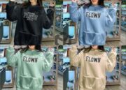 هودي "Flown" قطن أوفر سايز بجيوب أمامية - Image 8