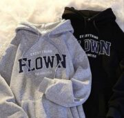 هودي "Flown" قطن أوفر سايز بجيوب أمامية - Image 7