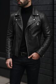 جاكت جلد سكاي