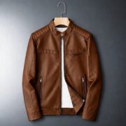 جاكت جلد أنيق - Image 4