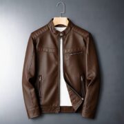 جاكت جلد أنيق - Image 2