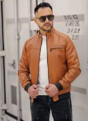 The Royal Leather Jacket - أيقونة الفخامة الشتوية - Image 2