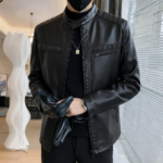 جاكت جلد أنيق