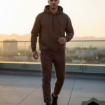 Coffee Brown Oversized Tracksuit - ترنج سمر ميلتون ليكرا المطور